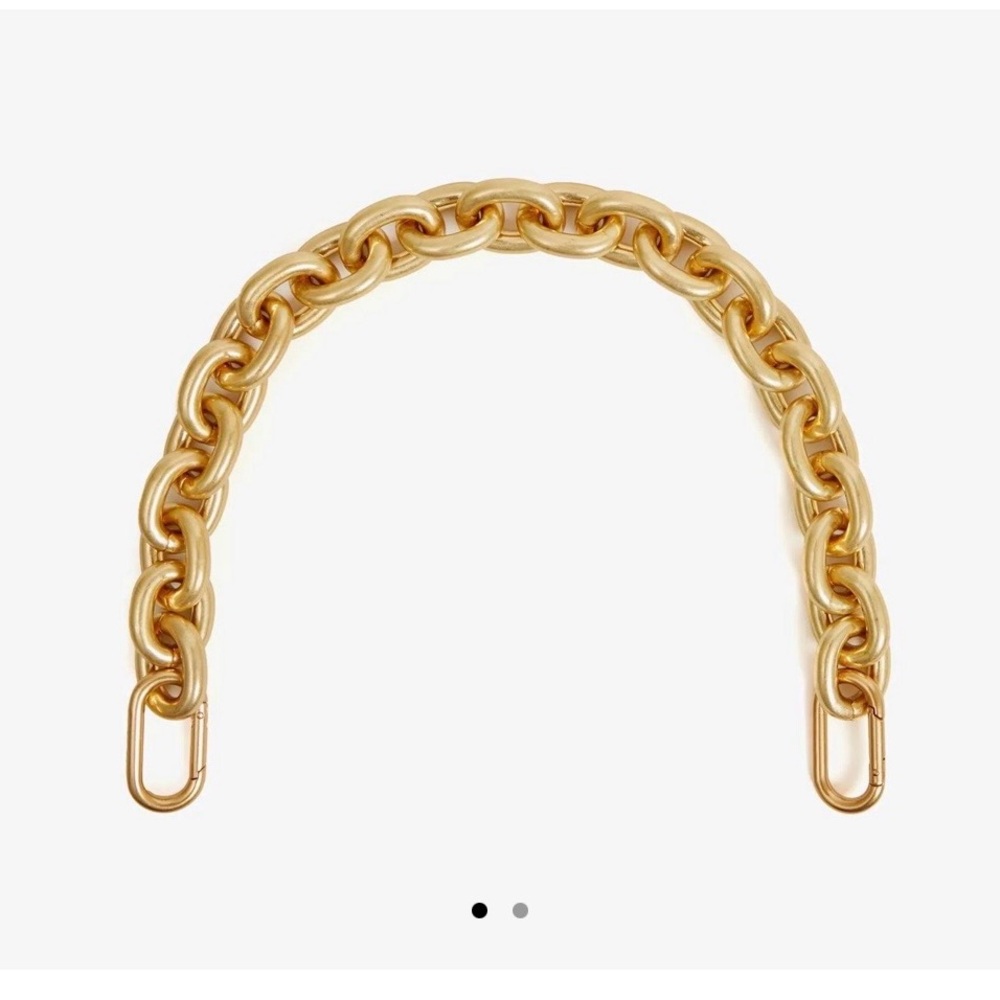 Clare V Shortie Strap in Vintage Gold